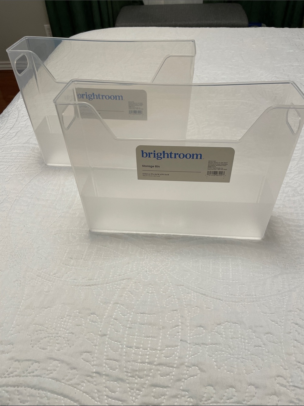 Set of 2 Like New BRIGHTROOM Storage Bin TARGET Endless Possibilities for Use